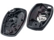 Compatible housing for Renault Clio lll remote controls, 2 buttons